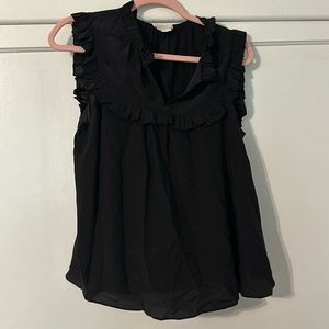 Kate Spade Ruffle Yoke top
